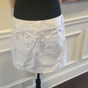 White House Black Market Elegant White Skirt